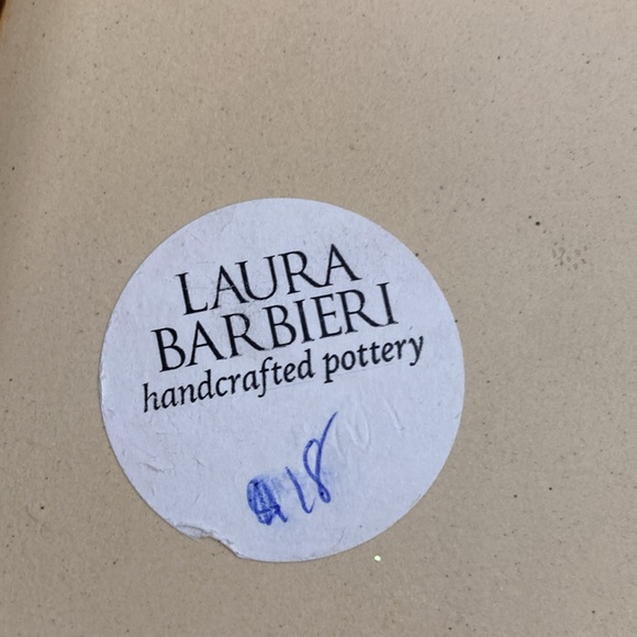 Handcrafted Pottery by Laura Barbieri trinket dishes Santa & snowman - Picture 5 of 10